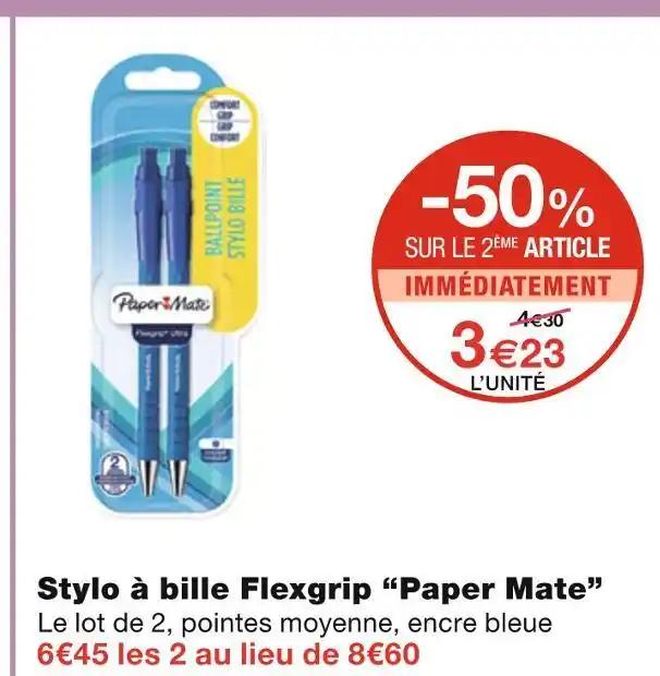 Paper Mate Stylo à bille Flexgrip