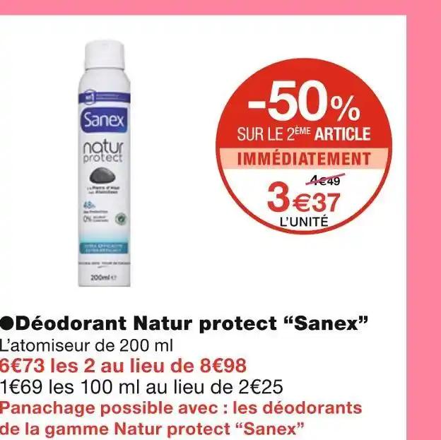 Sanex ●Déodorant Natur protect