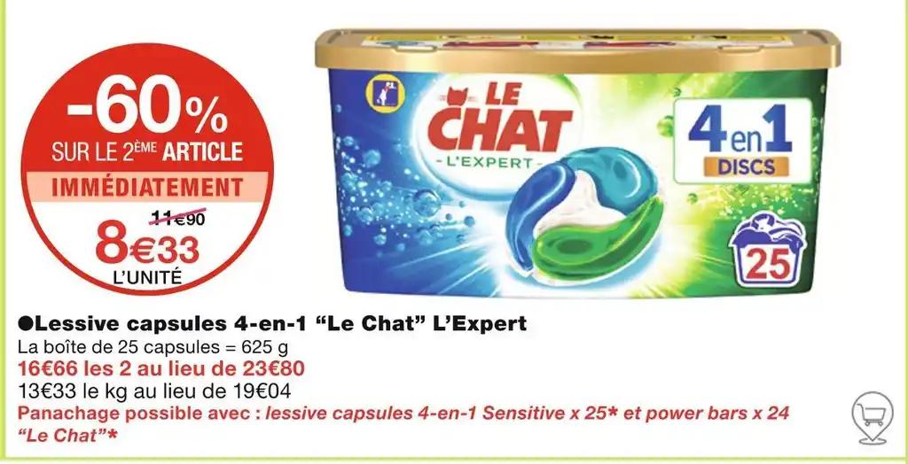 Le Chat Lessive capsules 4-en-1 L’Expert