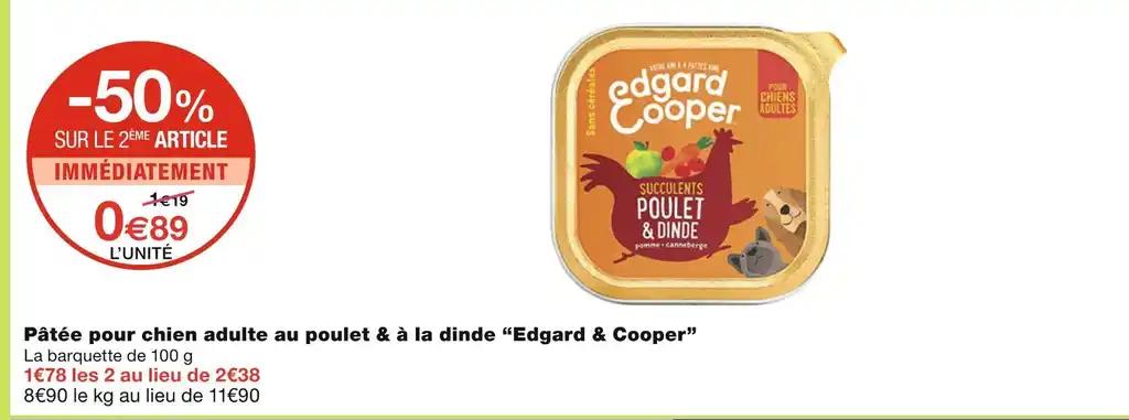 Edgard & Cooper Pâtée pour chien adulte au poulet & à la dinde