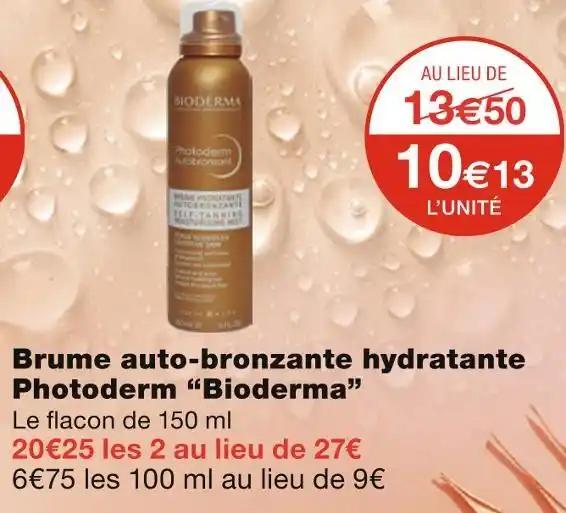 Bioderma Brume auto-bronzante hydratante Photoderm
