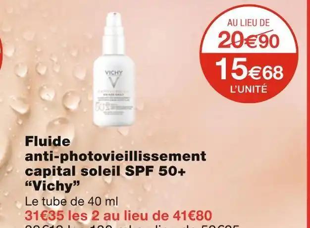 Vichy Fluide anti-photovieillissement capital soleil SPF 50+