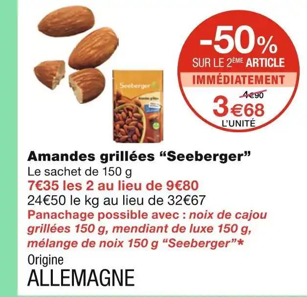 Seeberger Amandes grillées