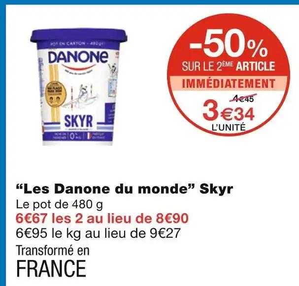 Les Danone du monde Skyr