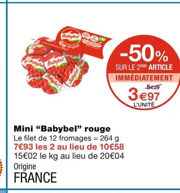 Babybel Mini “Babybel” rouge