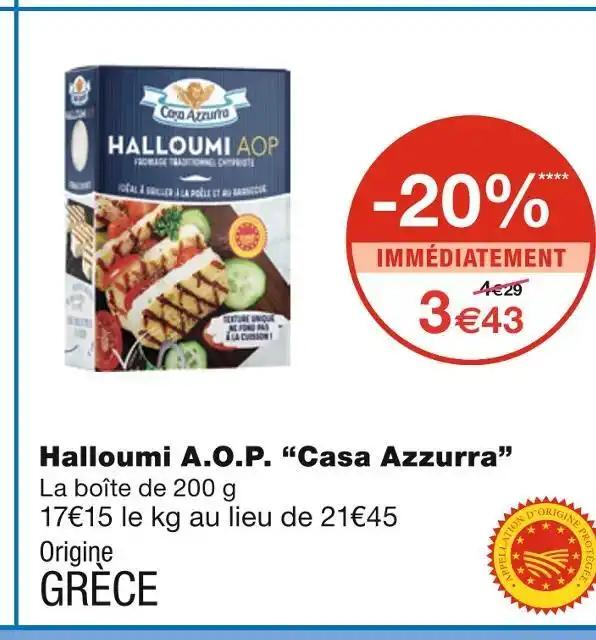 Casa Azzurra Halloumi A.O.P