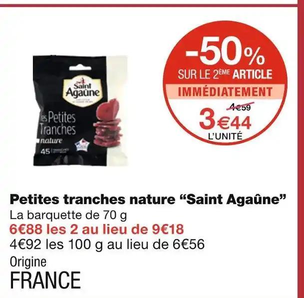 Saint Agaûne Petites tranches nature