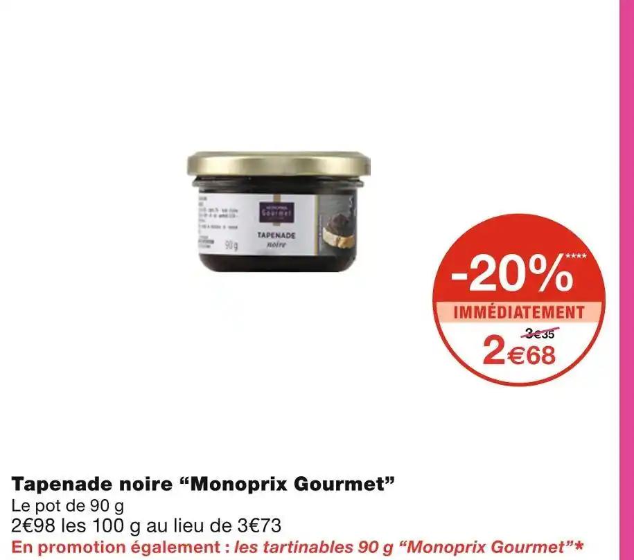 Monoprix Gourmet Tapenade noire