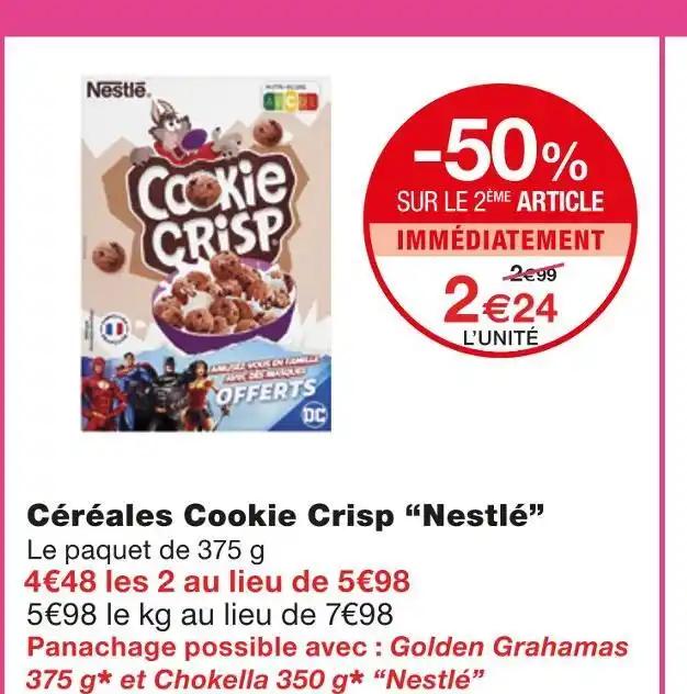 Nestlé Céréales Cookie Crisp