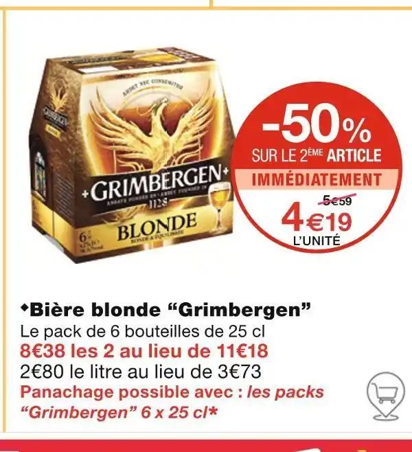Grimbergen Bière blonde
