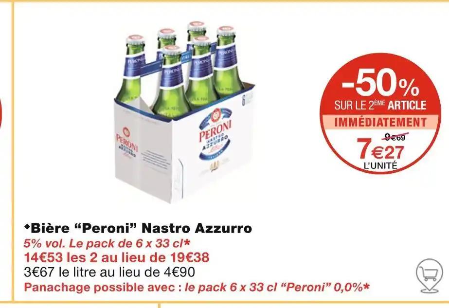 Peroni Bière Nastro Azzurro
