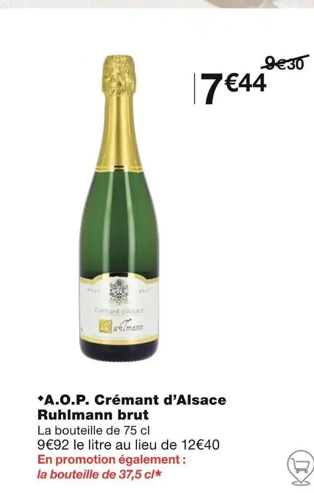 Ruhlmann A.O.P. Crémant d’Alsace brut