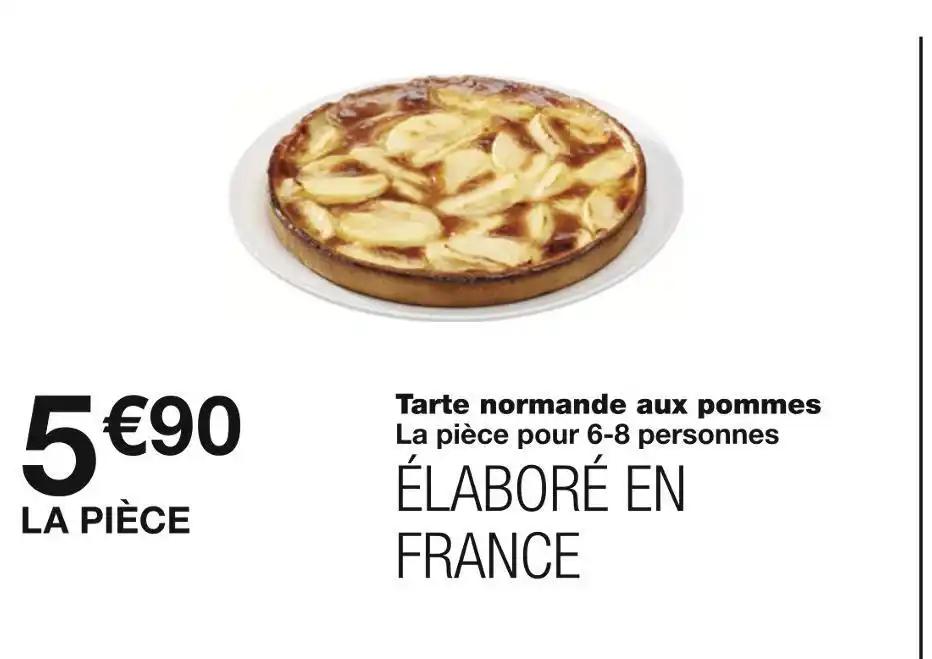 Tarte normande aux pommes