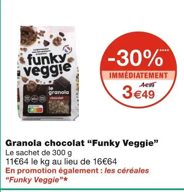 Funky Veggie Granola chocolat
