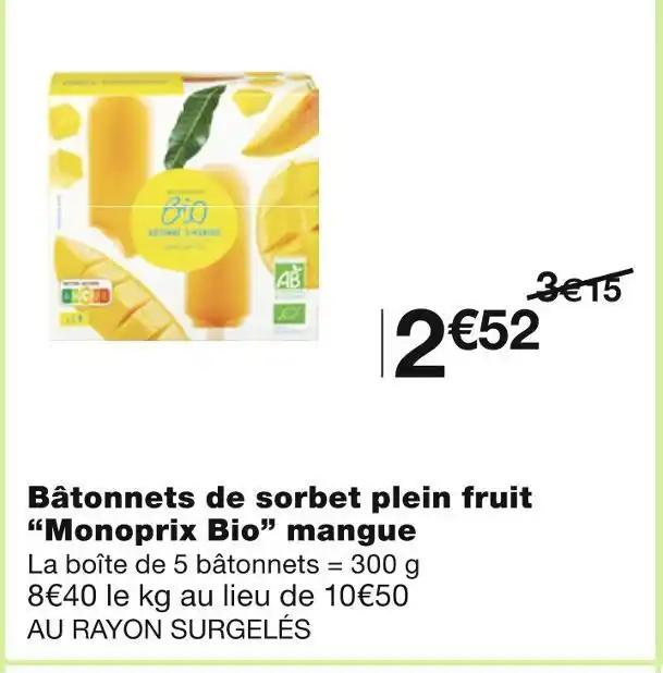 Monoprix Bio Truite fumée