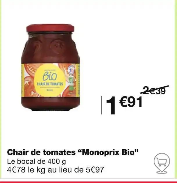 Monoprix Bio Chair de tomates