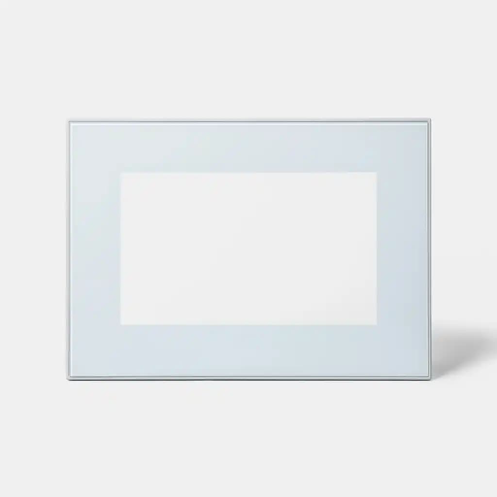 Porte de meuble de cuisine vitrée Winterana blanc l. 50 cm x H. 36 cm GoodHome