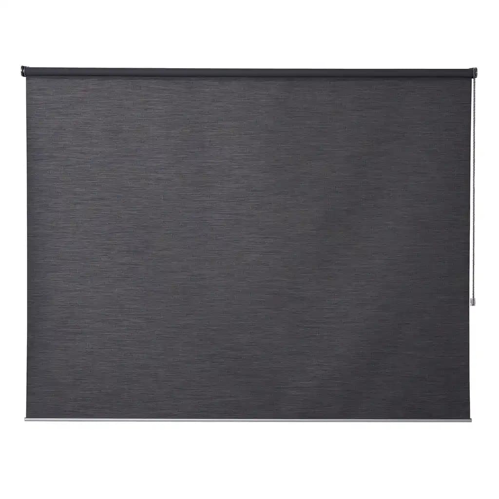 Store enrouleur occultant Colours Ilas polyester gris 180 x 180 cm