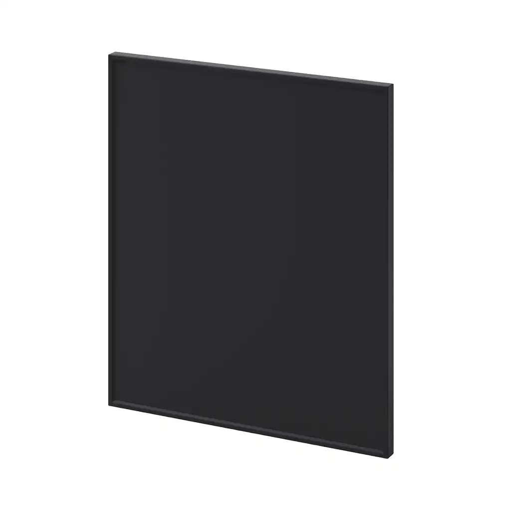 Porte de meuble de cuisine Pasilla noir mat l. 45 cm x H. 60 cm GoodHome