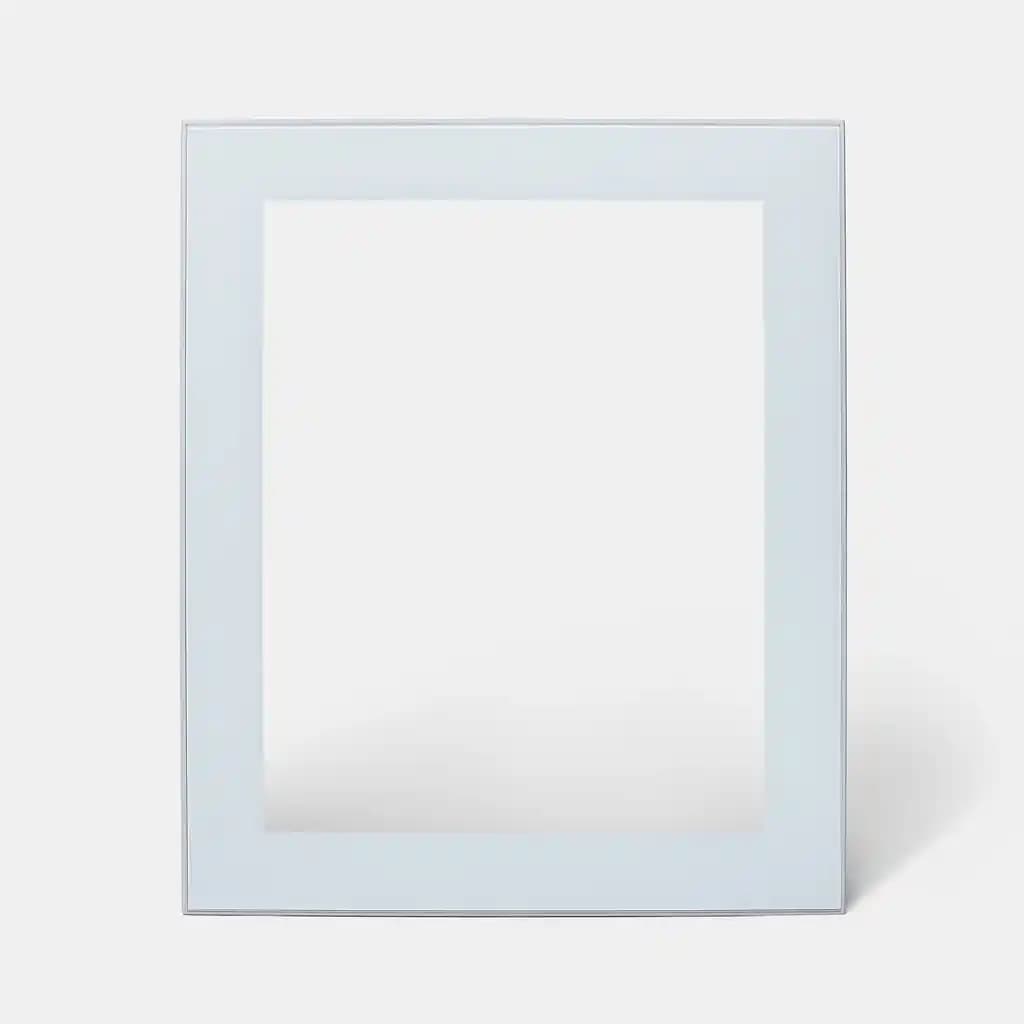 Porte de meuble de cuisine vitrée Winterana blanc l. 60 cm x H. 72 cm GoodHome