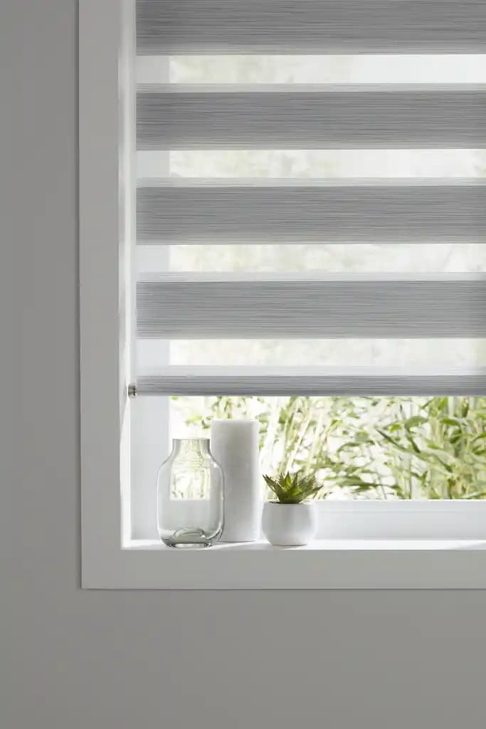 Store enrouleur jour/nuit Colours Kala gris 160 x 240 cm