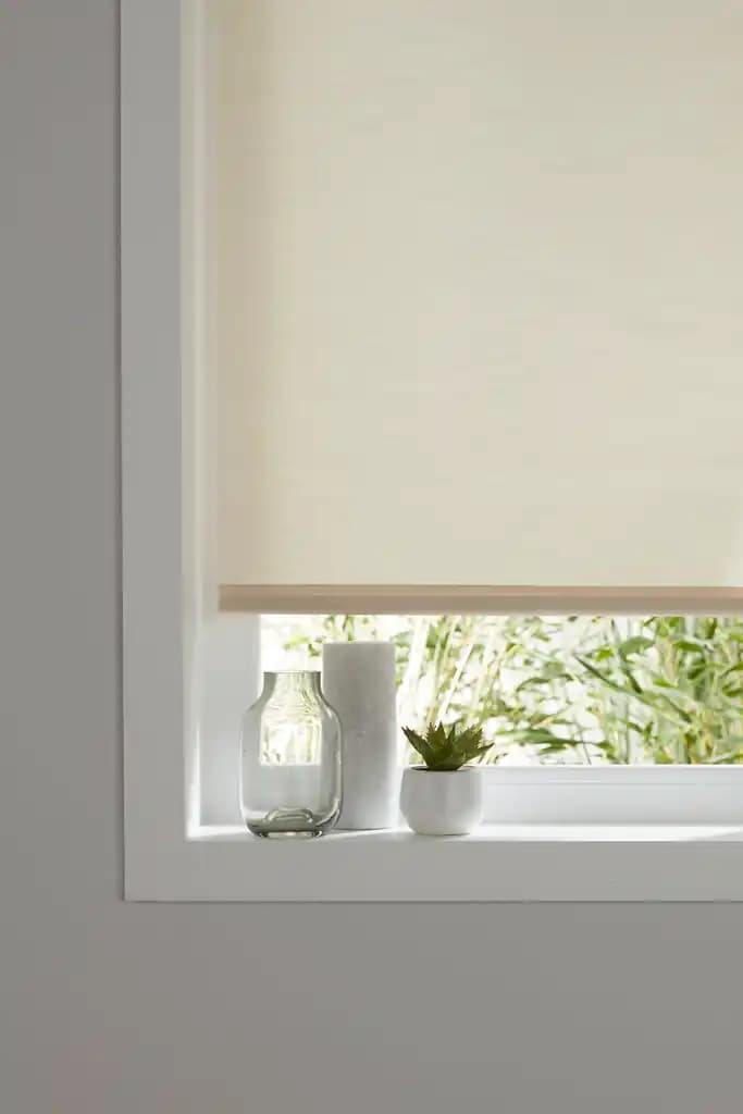 Store enrouleur tamisant ivoire 160 x 180 cm