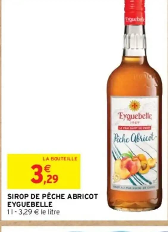 SIROP DE PÊCHE ABRICOT EYGUEBELLE