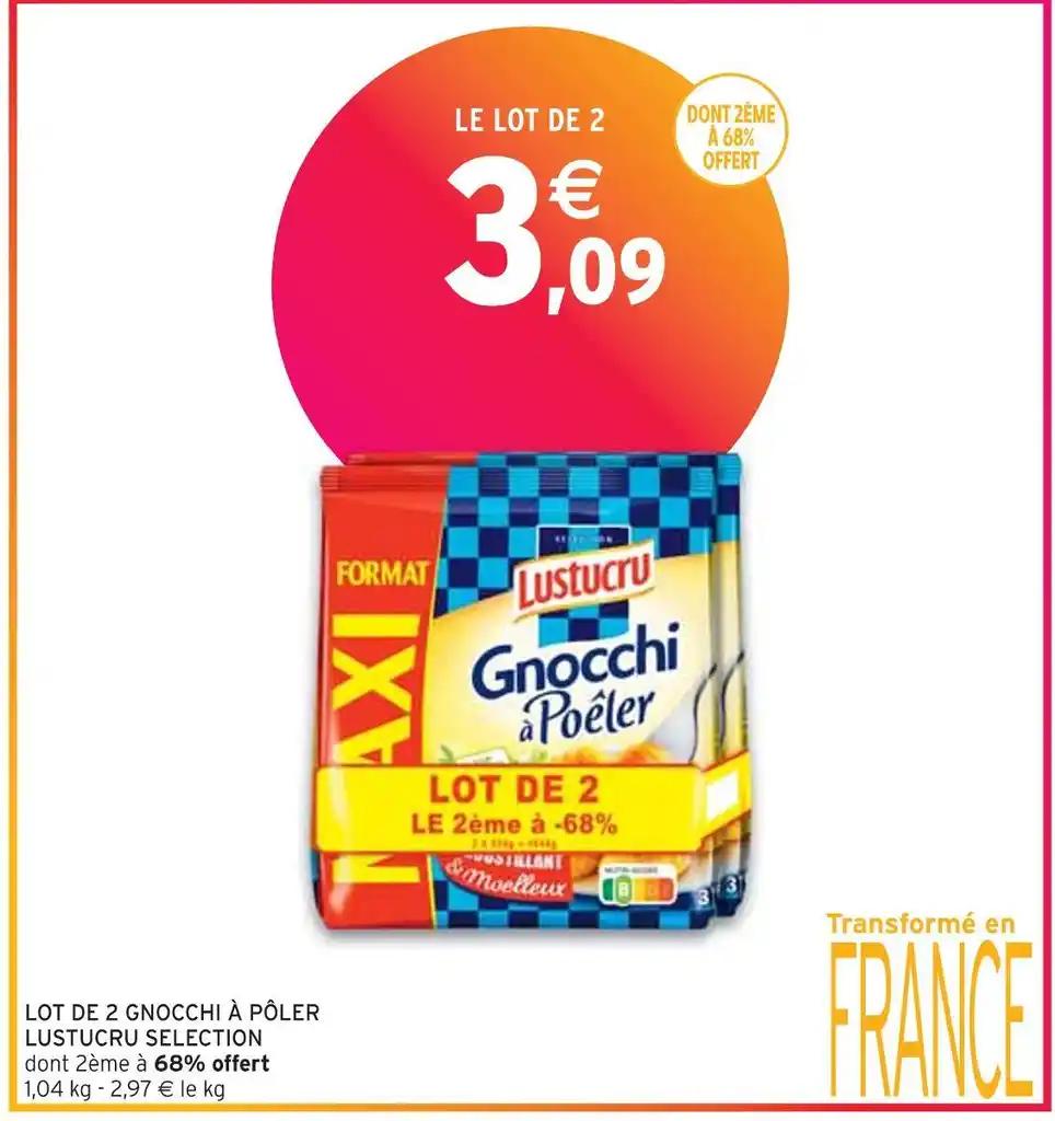 LUSTUCRU LOT DE 2 GNOCCHI À PÔLER SELECTION