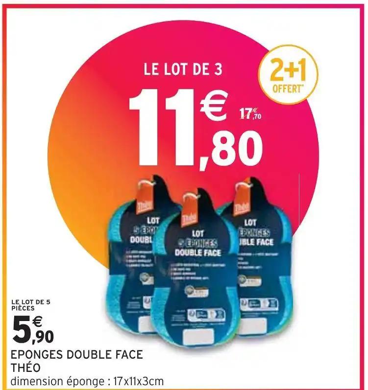 THÉO EPONGES DOUBLE FACE