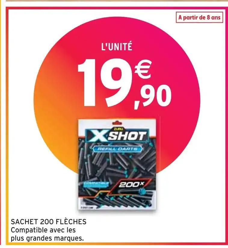 X-SHOT SACHET 200 FLÈCHES