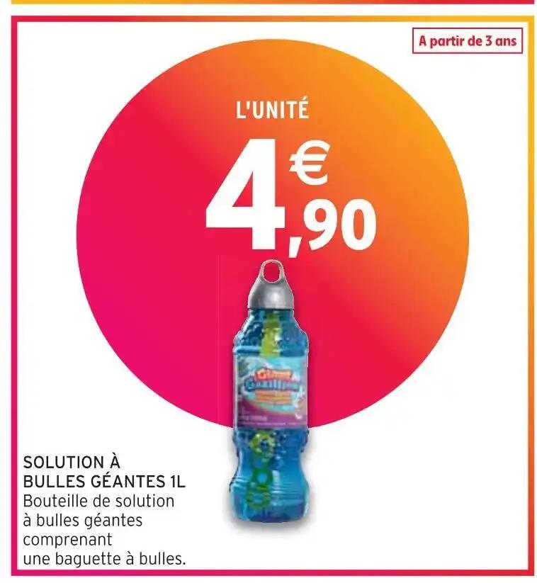 SOLUTION À BULLES GÉANTES 1L