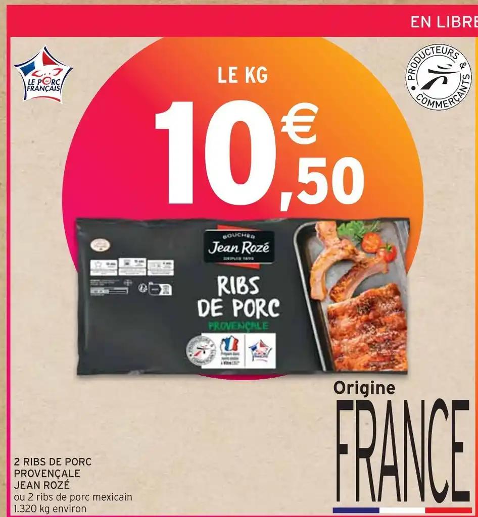 JEAN ROZÉ 2 RIBS DE PORC PROVENÇALE