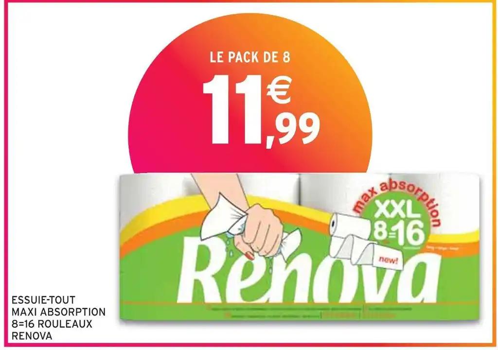 RENOVA ESSUIE-TOUT MAXI ABSORPTION