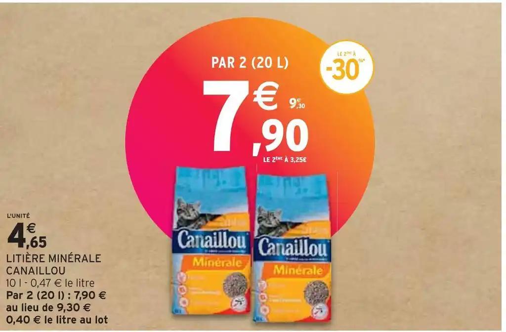 CANAILLOU LITIÈRE MINÉRALE