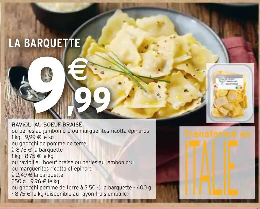 RAVIOLI AU BOEUF BRAISÉ