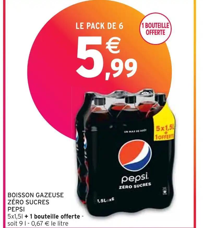 PEPSI BOISSON GAZEUSE ZÉRO SUCRES