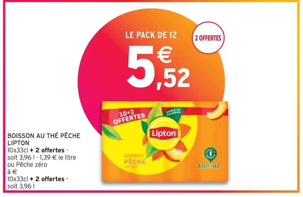 LIPTON BOISSON AU THÉ PÊCHE