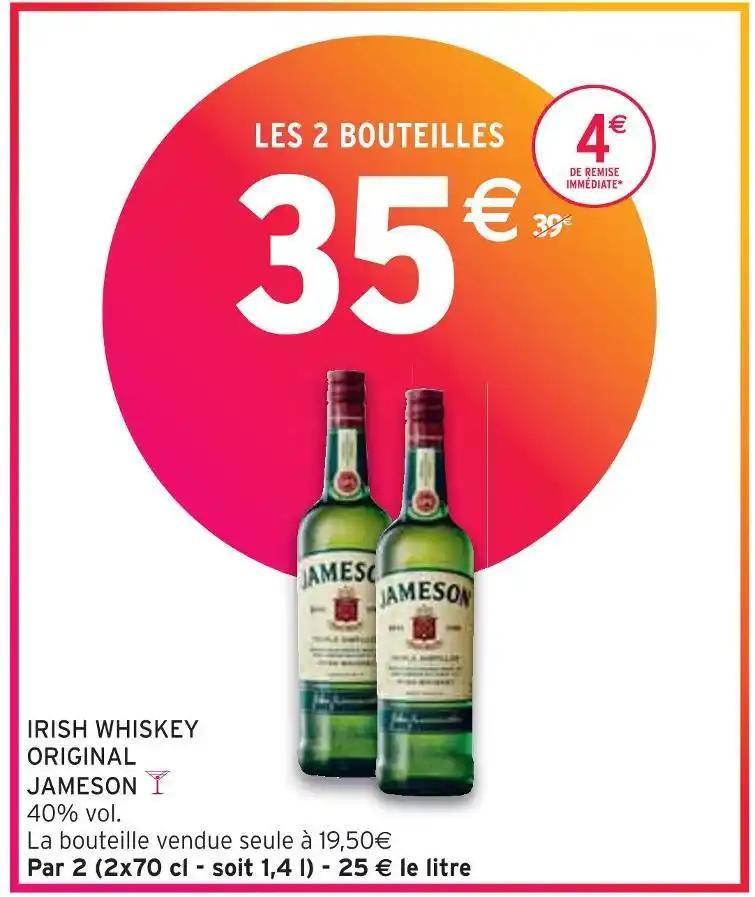 JAMESON IRISH WHISKEY ORIGINAL