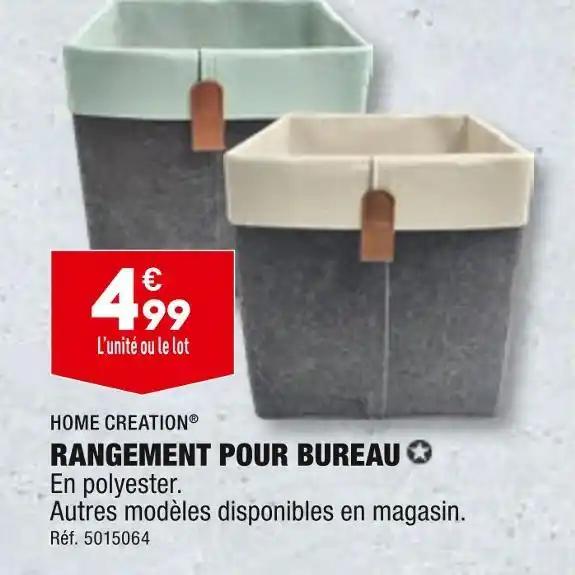 HOME CREATION RANGEMENT POUR BUREAU