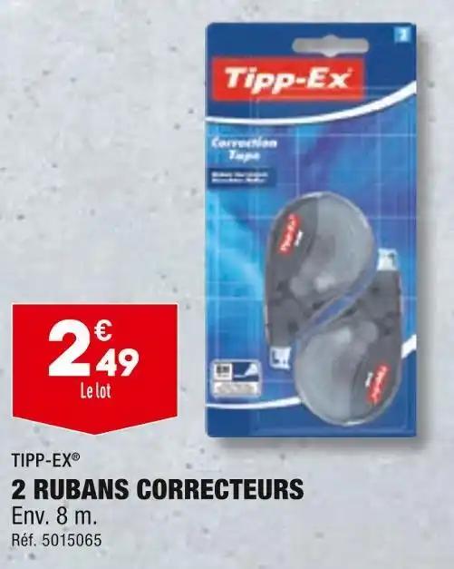 TIPP-EX 2 RUBANS CORRECTEURS
