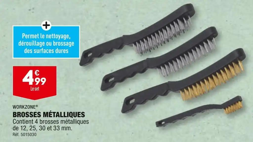 WORKZONE BROSSES MÉTALLIQUES