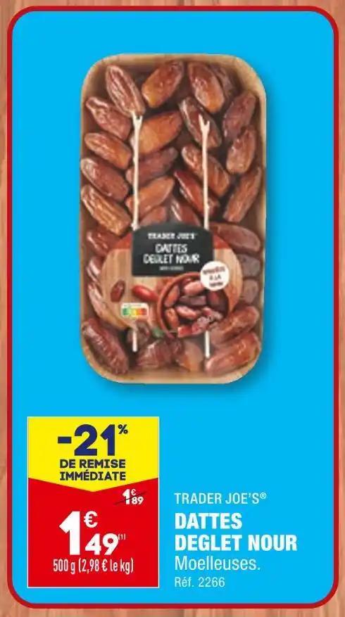 TRADER JOE’S DATTES DEGLET NOUR
