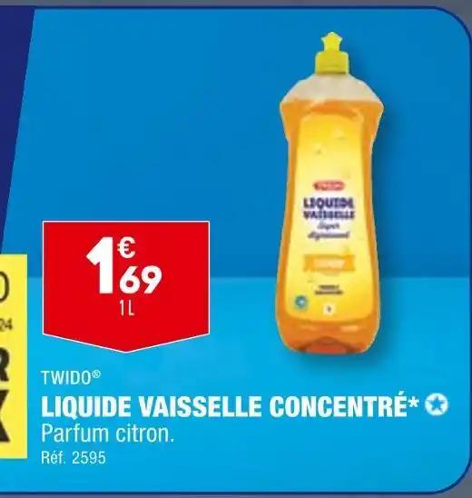 TWIDO LIQUIDE VAISSELLE CONCENTRÉ