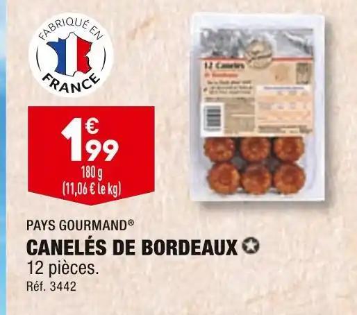 PAYS GOURMAND CANELÉS DE BORDEAUX