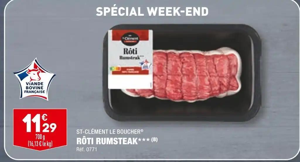 ST-CLÉMENT LE BOUCHER RÔTI RUMSTEAK