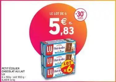 Lu - petit écolier chocolat au lait