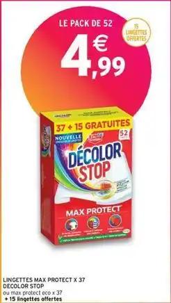 Decolor stop - lingettes max protect