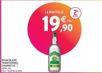 Charrette - rhum blanc traditionnel