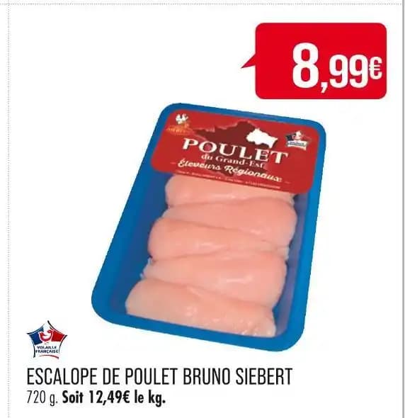 BRUNO SIEBERT ESCALOPE DE POULET