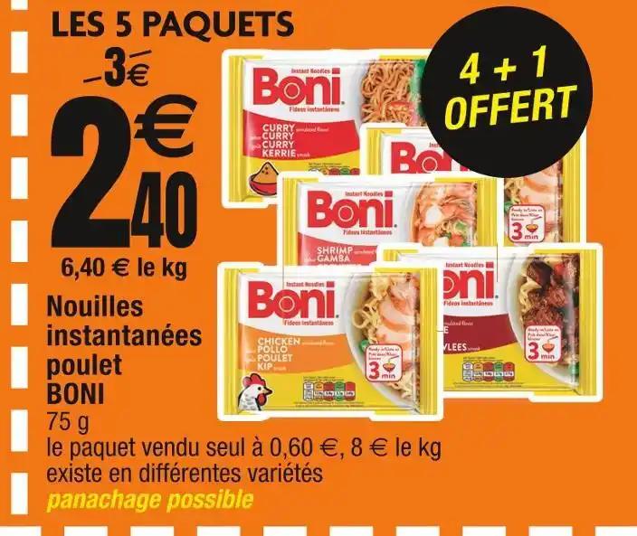 BONI Nouilles instantanées poulet